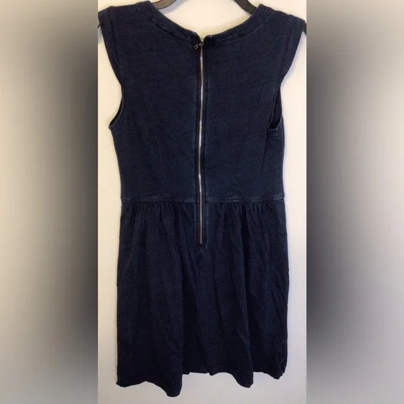 Loft sleeveless navy midi dress size 4 - Picture 4 of 4